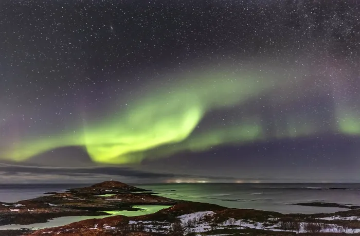 Framed Print : Aurora Borealis (Northern Lights), Sommeroy, near Tromso, Norway Framed Print : Aurora Borealis (Northern Lights), Sommeroy, near Tromso, Norway