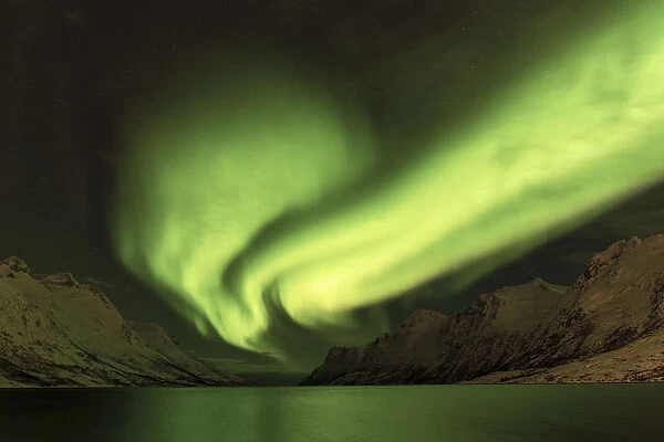 Aurora Borealis, Northern Lights, Troms region, Norway