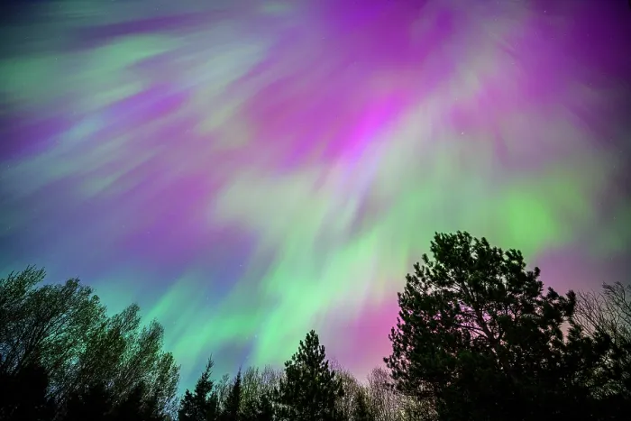 Framed Print : Aurora display, Greater Sudbury, Ontario, Canada Framed Print : Aurora display, Greater Sudbury, Ontario, Canada