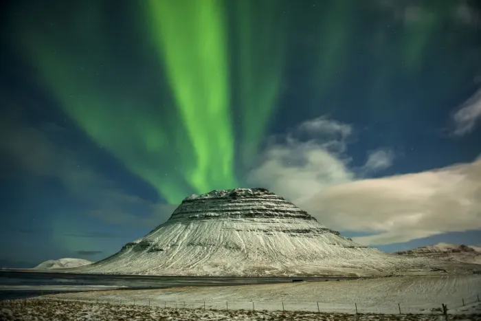 Framed Print : Aurora over Kirkjufell, Iceland Framed Print : Aurora over Kirkjufell, Iceland