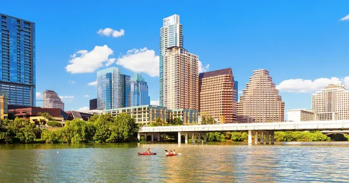 Framed Print : Austin Skyline, Texas, USA