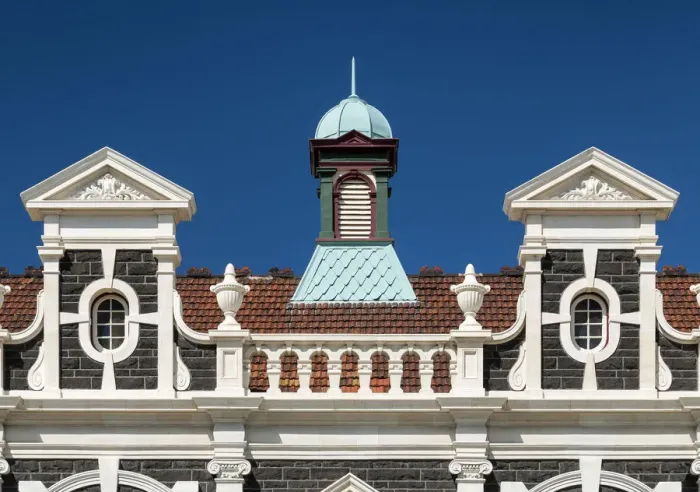 Framed Print : Australasia, New Zealand, Otago, Dunedin, Dunedin Railway Station