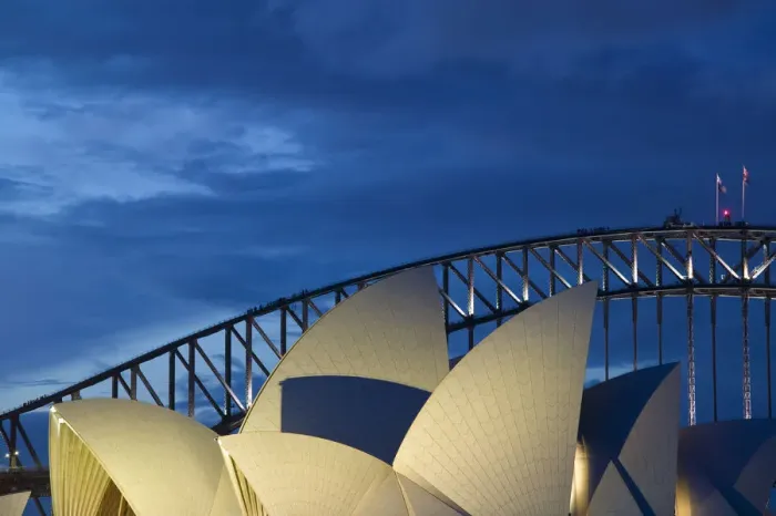 Framed Print : Australia, New South Wales, Sydney, Opera House & Harbour Bridge from Mrs Framed Print : Australia, New South Wales, Sydney, Opera House & Harbour Bridge from Mrs