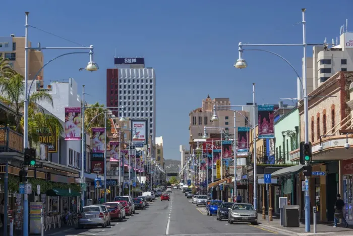 Framed Print : Australia, South Australia, Adelaide, Hindley Street