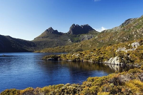 Australia, Tasmania. Peaks of Cradle Mountain 