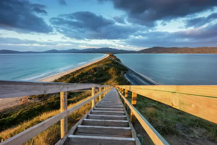 Framed Print : Australia, Tasmania, Bruny Island, The Neck Framed Print : Australia, Tasmania, Bruny Island, The Neck