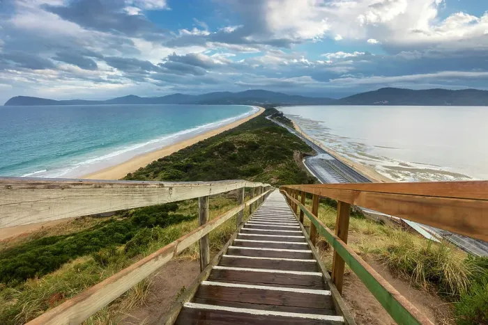 Framed Print : Australia, Tasmania, Bruny Island, The Neck Framed Print : Australia, Tasmania, Bruny Island, The Neck