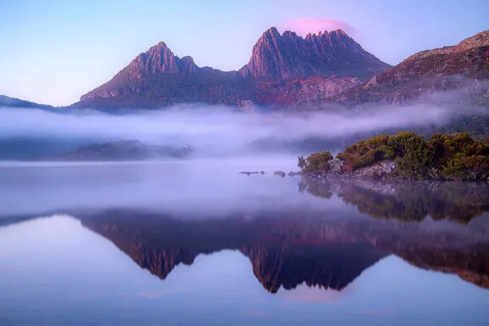 Framed Print : Australia, Tasmania, Cradle Mountain, Lake St Clair National Park, Dove lake Framed Print : Australia, Tasmania, Cradle Mountain, Lake St Clair National Park, Dove lake