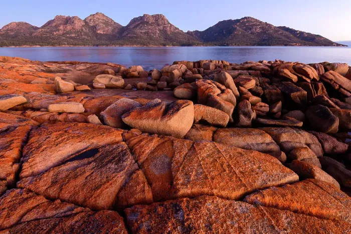 Framed Print : Australia, Tasmania, East Coast, Coles Bay, Freycinet National Park, The Hazards Framed Print : Australia, Tasmania, East Coast, Coles Bay, Freycinet National Park, The Hazards