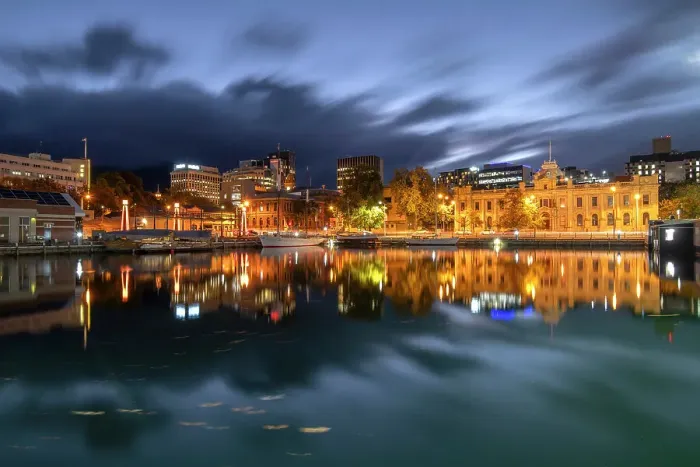 Framed Print : Australia, Tasmania, Hobart, Skyline Framed Print : Australia, Tasmania, Hobart, Skyline