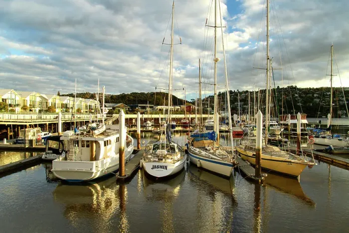 Framed Print : Australia, Tasmania, Launceston, Marina Framed Print : Australia, Tasmania, Launceston, Marina