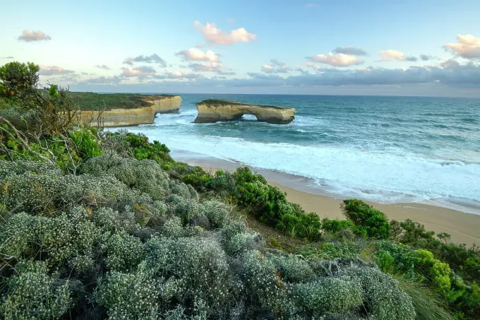 Framed Print : Australia, Victoria, , Twelve Apostles Marine National Park, London Bridge Framed Print : Australia, Victoria, , Twelve Apostles Marine National Park, London Bridge