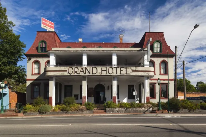 Framed Print : Australia, Victoria, VIC, Yarra Valley, Healesville, The Grand Hotel