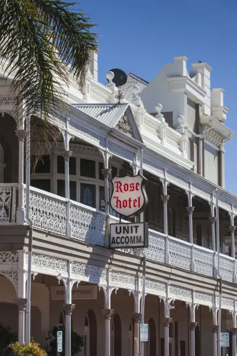 Framed Print : Australia, Western Australia, Bunbury, The Rose Hotel Framed Print : Australia, Western Australia, Bunbury, The Rose Hotel