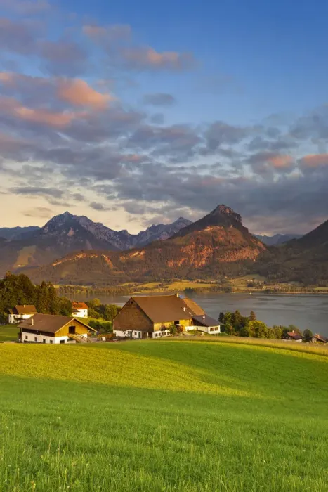 Framed Print : Austria, Osterreich, Salzburg, Flachgau. Wolfgangsee lake. St Wolfgang Framed Print : Austria, Osterreich, Salzburg, Flachgau. Wolfgangsee lake. St Wolfgang