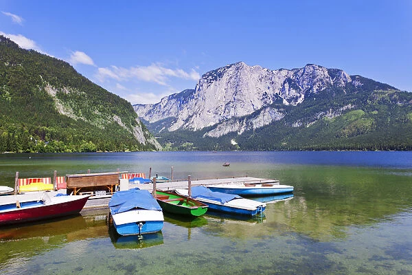 Austria, Osterreich. Styria, Steiermark. Salzkammergut. Altaussee lake