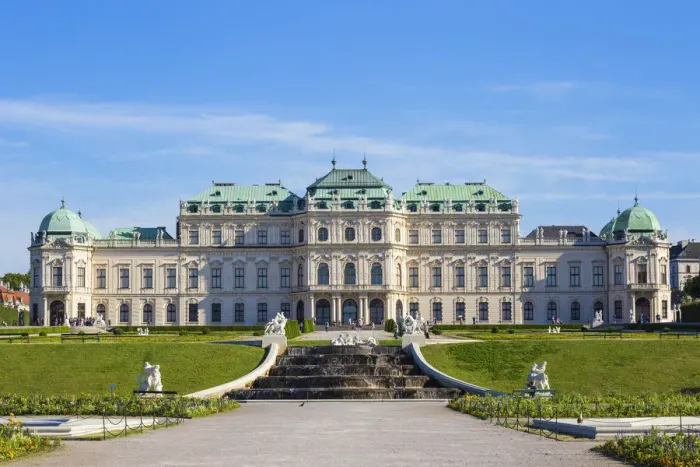 Framed Print : Austria, Vienna, The Belvedere Palace Framed Print : Austria, Vienna, The Belvedere Palace