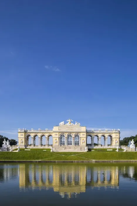 Framed Print : Austria, Vienna, The Gloriette in the gardens of Schonbrunn Palace - a former imperial Framed Print : Austria, Vienna, The Gloriette in the gardens of Schonbrunn Palace - a former imperial