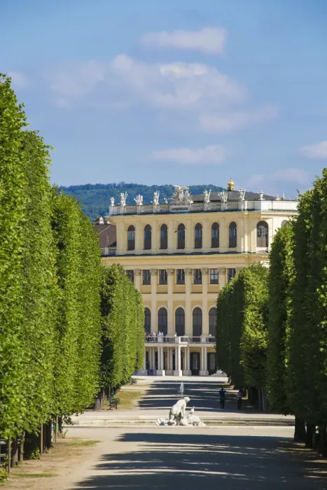 Framed Print : Austria, Vienna, Schonbrunn Palace - a former imperial summer residence Framed Print : Austria, Vienna, Schonbrunn Palace - a former imperial summer residence