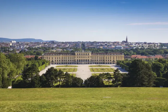 Framed Print : Austria, Vienna, Schonbrunn Palace - a former imperial summer residence Framed Print : Austria, Vienna, Schonbrunn Palace - a former imperial summer residence