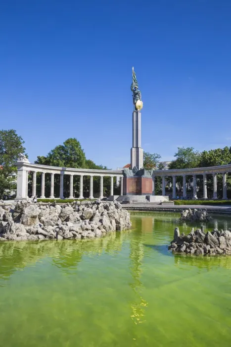Framed Print : Austria, Vienna, Schwarzenbergplatz, Red Army Memorial, formally known as Framed Print : Austria, Vienna, Schwarzenbergplatz, Red Army Memorial, formally known as