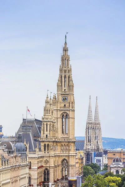 Austria, Vienna, View of City Hall