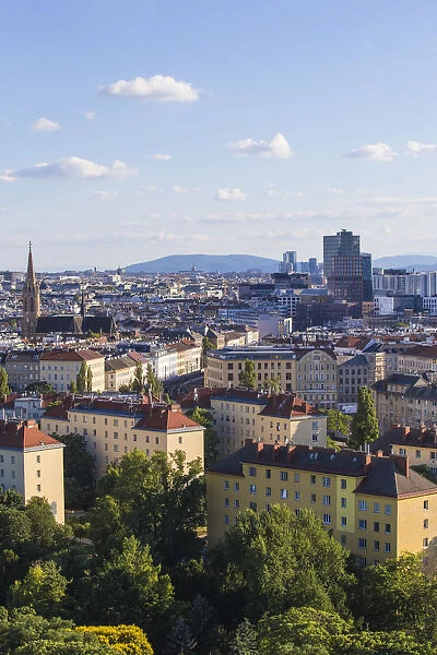 Austria, Vienna, View of city Skyline