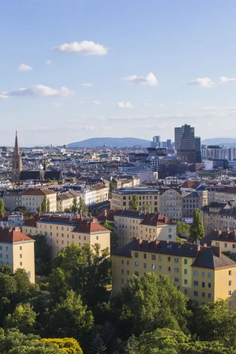 Framed Print : Austria, Vienna, View of city Skyline Framed Print : Austria, Vienna, View of city Skyline