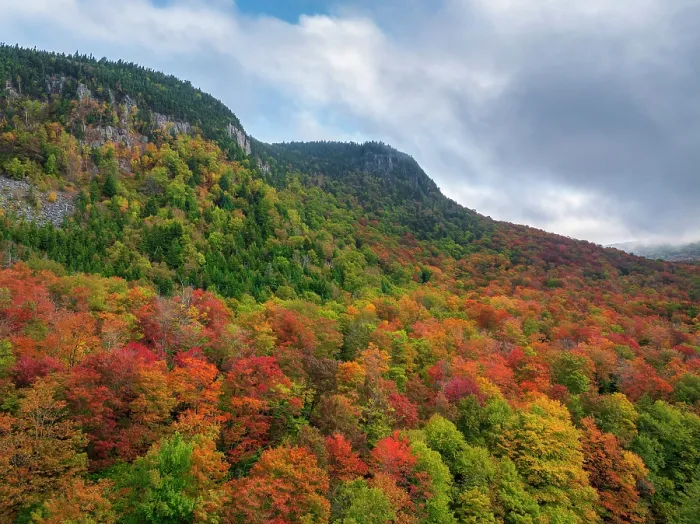 Framed Print : Autumn colors on mouintain, Dixville Notch, New Hampshire, USA