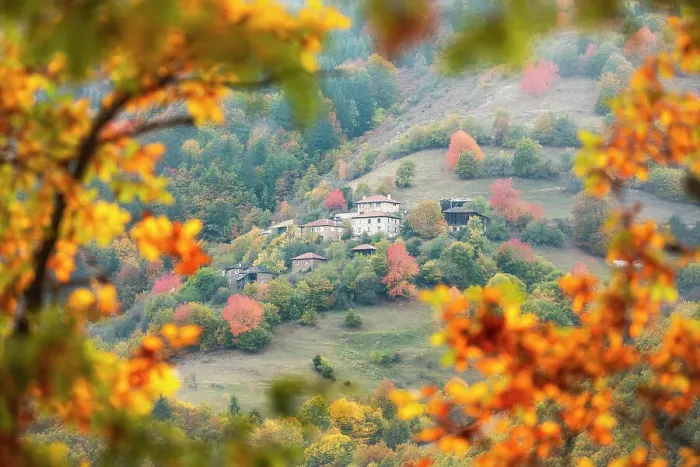 Framed Print : Autumn colour in the Rhodope Mountains, Bulgaria Framed Print : Autumn colour in the Rhodope Mountains, Bulgaria