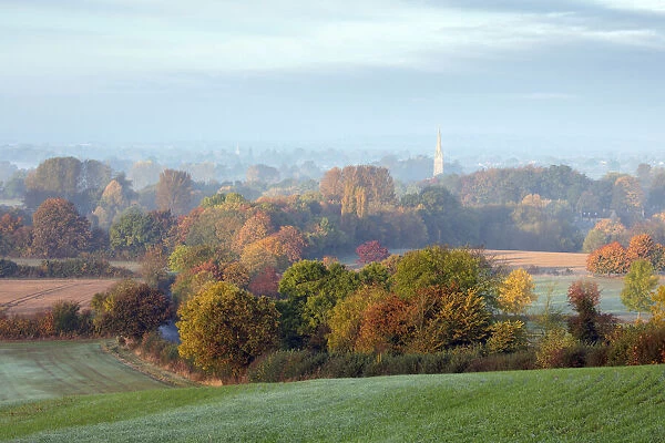 Autumn colours, Middleton Cheney, Oxford, Oxfordshire, England, UK