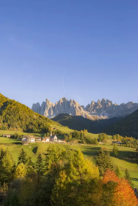 Framed Print : Autumn in the Italian Dolomites Alps, Funes Valley, Trentino Alto Adige, Italy Framed Print : Autumn in the Italian Dolomites Alps, Funes Valley, Trentino Alto Adige, Italy