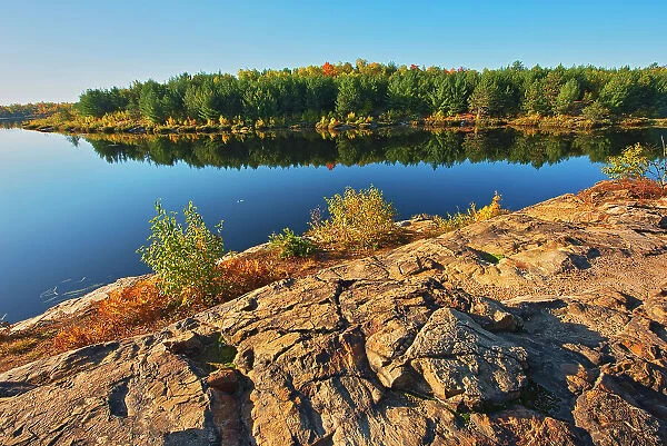 Autumn. Lake Laurentian. Lake Laurentian Conservation Area. Sudbury, Ontario, Canada