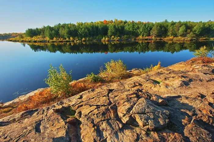 Framed Print : Autumn. Lake Laurentian. Lake Laurentian Conservation Area. Sudbury, Ontario, Canada Framed Print : Autumn. Lake Laurentian. Lake Laurentian Conservation Area. Sudbury, Ontario, Canada
