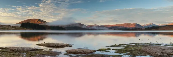 Framed Print : Autumn Mist over Loch Tulla, Argyll & Bute, Scotland Framed Print : Autumn Mist over Loch Tulla, Argyll & Bute, Scotland