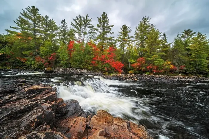 Framed Print : Autumn on the Petawawa River in Algonquin Provincial Park, Ontario, Canada Framed Print : Autumn on the Petawawa River in Algonquin Provincial Park, Ontario, Canada