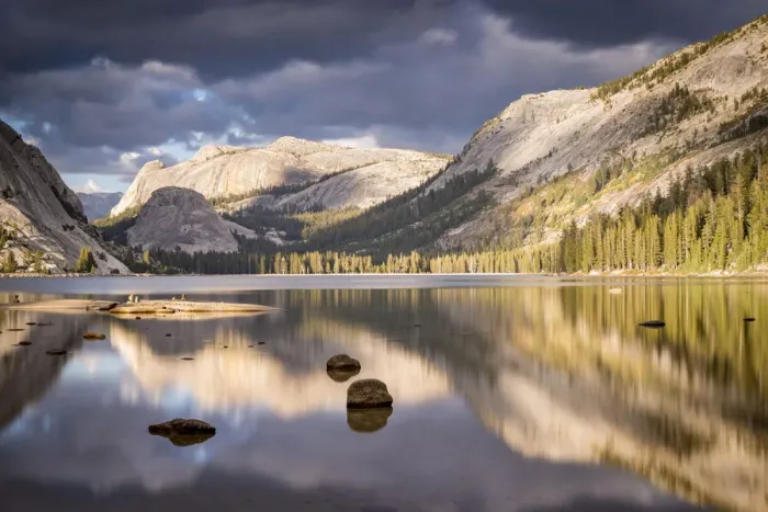 Framed Print : Autumn reflections on Tenaya Lake in Yosemite National Park, California, USA Framed Print : Autumn reflections on Tenaya Lake in Yosemite National Park, California, USA