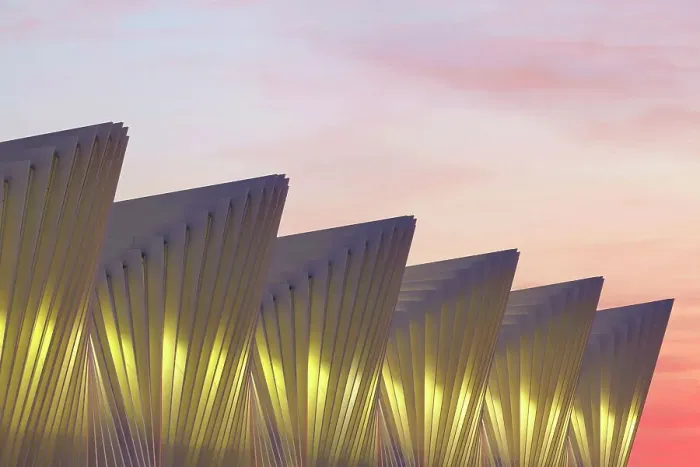 Framed Print : A detail of the AV Mediopadana high speed railway station illuminated at sunset, Reggio Emilia, Emilia Romagna, Italy, Europe. It was designed by architect Santiago Calatrava Framed Print : A detail of the AV Mediopadana high speed railway station illuminated at sunset, Reggio Emilia, Emilia Romagna, Italy, Europe. It was designed by architect Santiago Calatrava