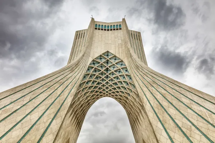Framed Print : Azadi Tower, 1972, Tehran, Iran Framed Print : Azadi Tower, 1972, Tehran, Iran