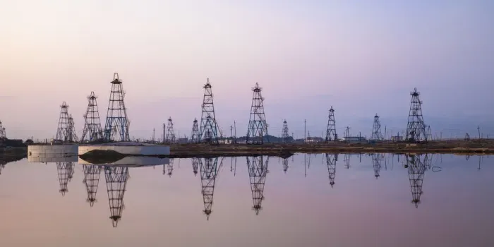 Framed Print : Azerbaijan, Abseron Peninsula, Oil Fields Framed Print : Azerbaijan, Abseron Peninsula, Oil Fields
