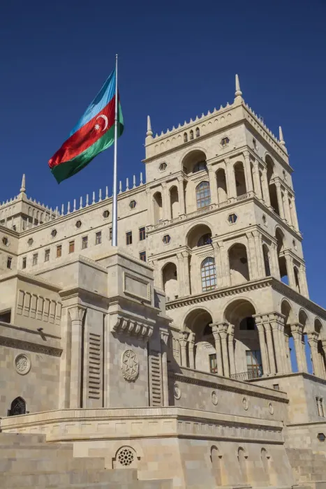 Framed Print : Azerbaijan, Baku, Government House, housing various state ministries of Azerbaijan Framed Print : Azerbaijan, Baku, Government House, housing various state ministries of Azerbaijan