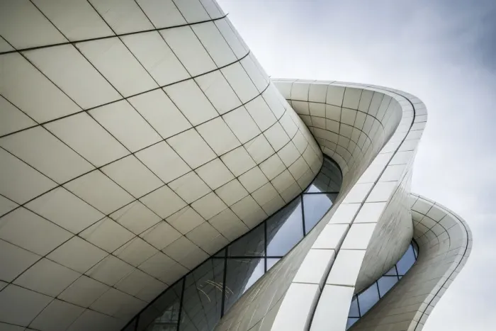 Framed Print : Azerbaijan, Baku, Heydar Aliyev Cultural Center, building designed by Zaha Hadid Framed Print : Azerbaijan, Baku, Heydar Aliyev Cultural Center, building designed by Zaha Hadid