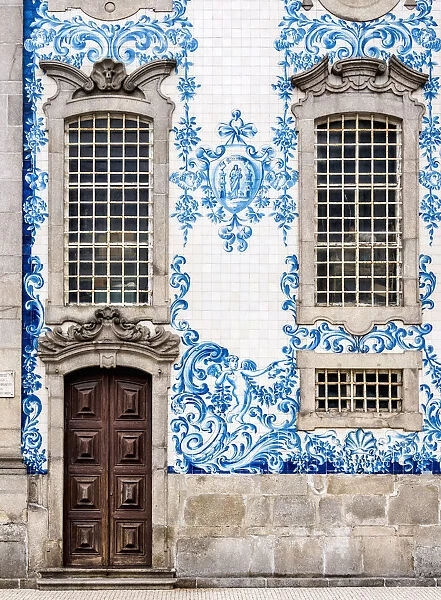 Azulejos at Carmo Church, Porto, Portugal