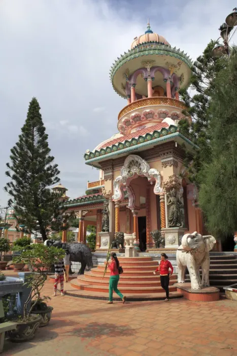 Framed Print : Ba Chua Xu Temple, Chau Doc, An Giang, Vietnam
