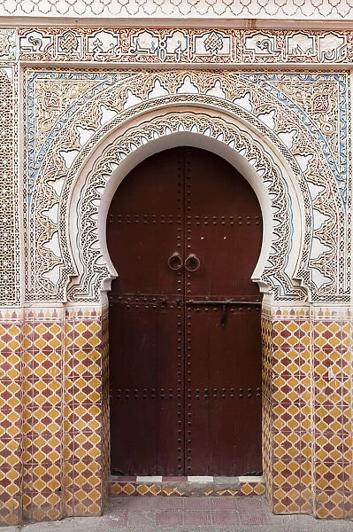 Bab Doukalla Mosque, Medina Souk, Marrakech, Morocco