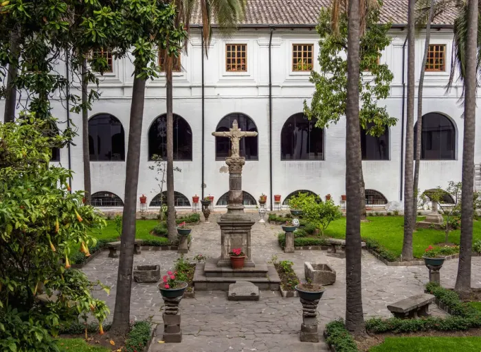 Framed Print : Backyard of Saint Francis Monastery, Quito, Pichincha Province, Ecuador Framed Print : Backyard of Saint Francis Monastery, Quito, Pichincha Province, Ecuador