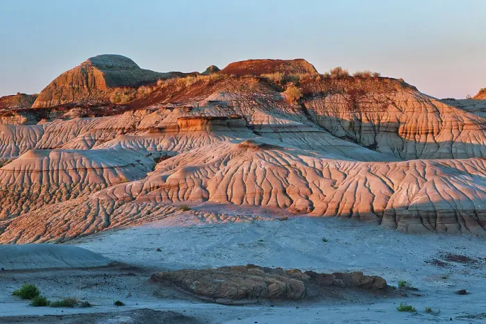 Framed Print : Badlands, UNESCO World Heritage Site, Dinosaur Provincial Park, Alberta, Canada