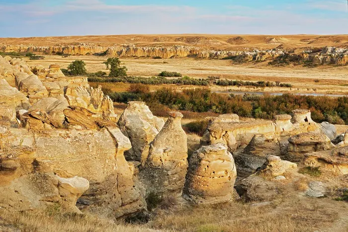 Framed Print : Badlands, UNESCO World Heritage Site, Writing-On-Stone Provincial Park, Alberta, Canada Framed Print : Badlands, UNESCO World Heritage Site, Writing-On-Stone Provincial Park, Alberta, Canada