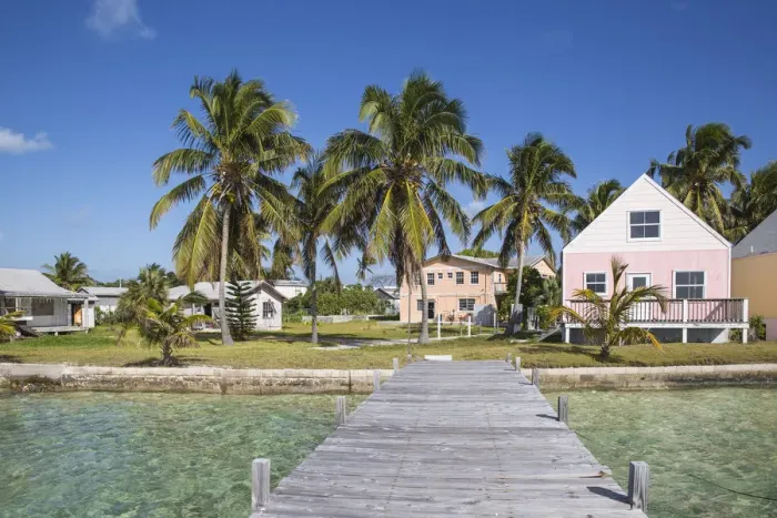 Framed Print : Bahamas, Abaco Islands, Green Turtle Cay, New Plymouth, Oceanfront wooden houses Framed Print : Bahamas, Abaco Islands, Green Turtle Cay, New Plymouth, Oceanfront wooden houses