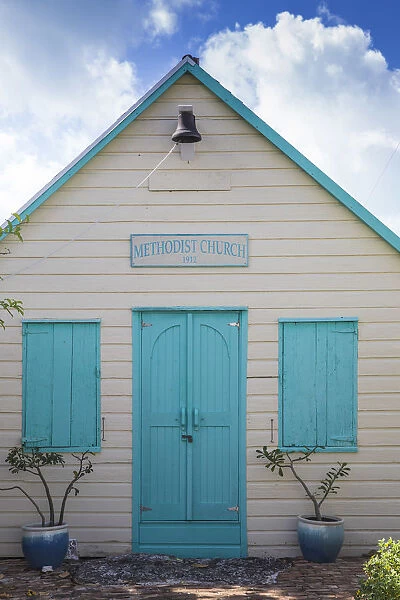 Bahamas, Abaco Islands, Man O War Cay, Queens highway, Methodist church